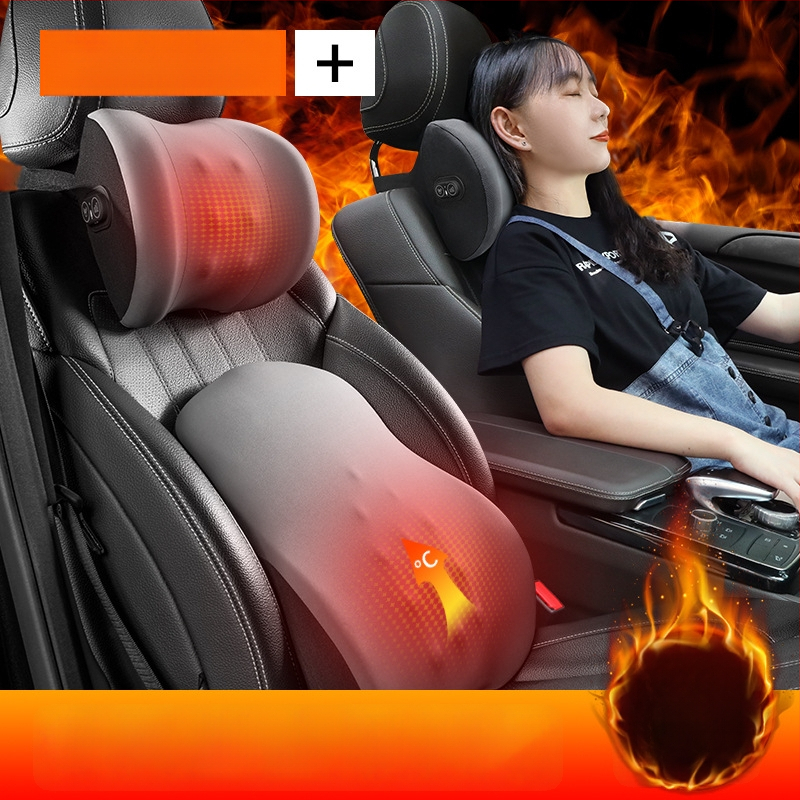 Modernist Automobilio juosmens masažo atrama su atminties putomis, medvilnė, minimalistinis stilius, universalus visoms transporto priemonėms