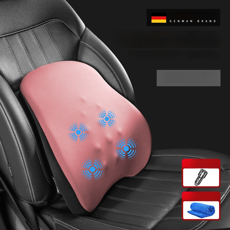 Modernist Automobilio juosmens masažo atrama su atminties putomis, medvilnė, minimalistinis stilius, universalus visoms transporto priemonėms