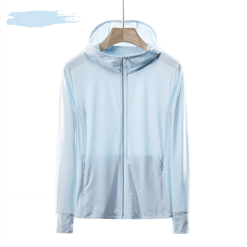 Εξωτερικό αντιανιανικό μπουφάν με κουκούλα, διαπνέσιμος πολυεστέρας, UV προστασία UPF45, μακριά μανίκια