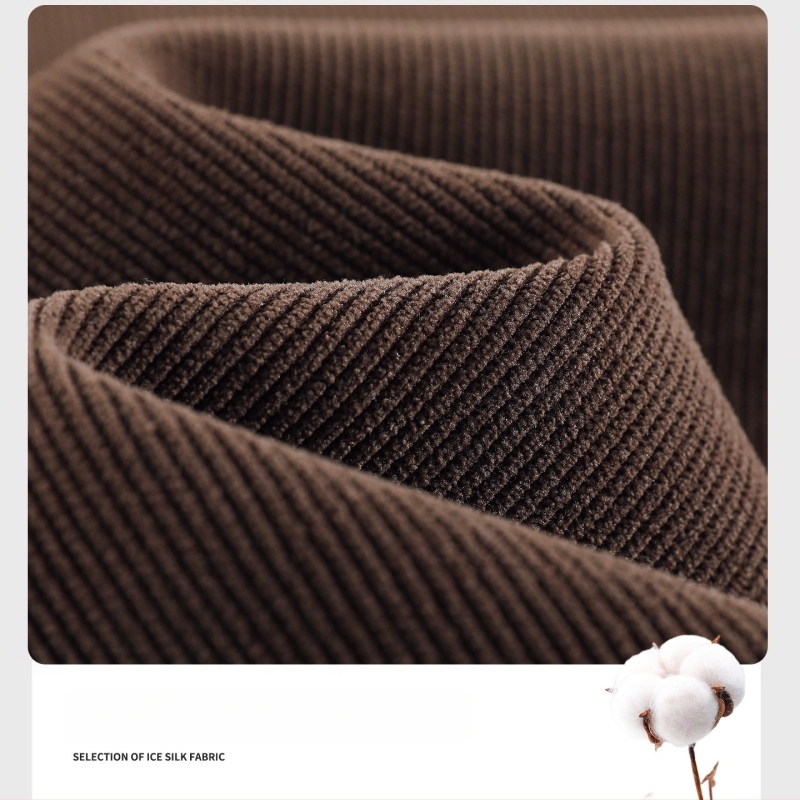 Moteriškos chenille audinio platus kelnės su fleece vidumi, aukštas liemuo, 3/4 ilgis