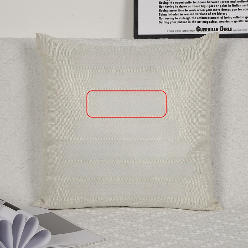 Párna belsővel — testreszabható digitális nyomtatás, egyszínű minta, huzat: imitációs, nagyon puha, töltet: PP pamut