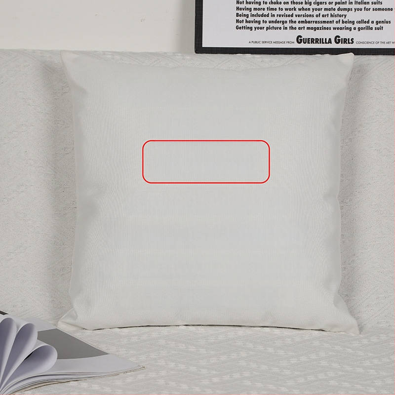 Párna belsővel — testreszabható digitális nyomtatás, egyszínű minta, huzat: imitációs, nagyon puha, töltet: PP pamut