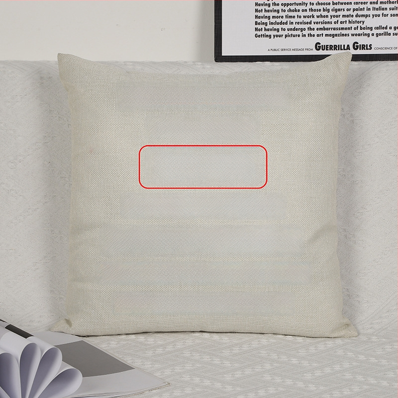 Párna belsővel — testreszabható digitális nyomtatás, egyszínű minta, huzat: imitációs, nagyon puha, töltet: PP pamut