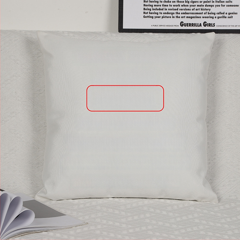 Párna belsővel — testreszabható digitális nyomtatás, egyszínű minta, huzat: imitációs, nagyon puha, töltet: PP pamut