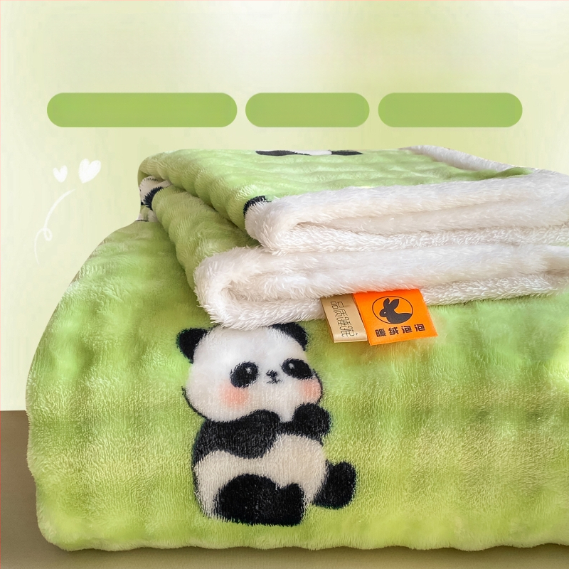 Zimski debeli mliječni velur prekrivač za krevet, srčani uzorak, 100% pamuk, 1.5-2.0 kg, nordijski stil