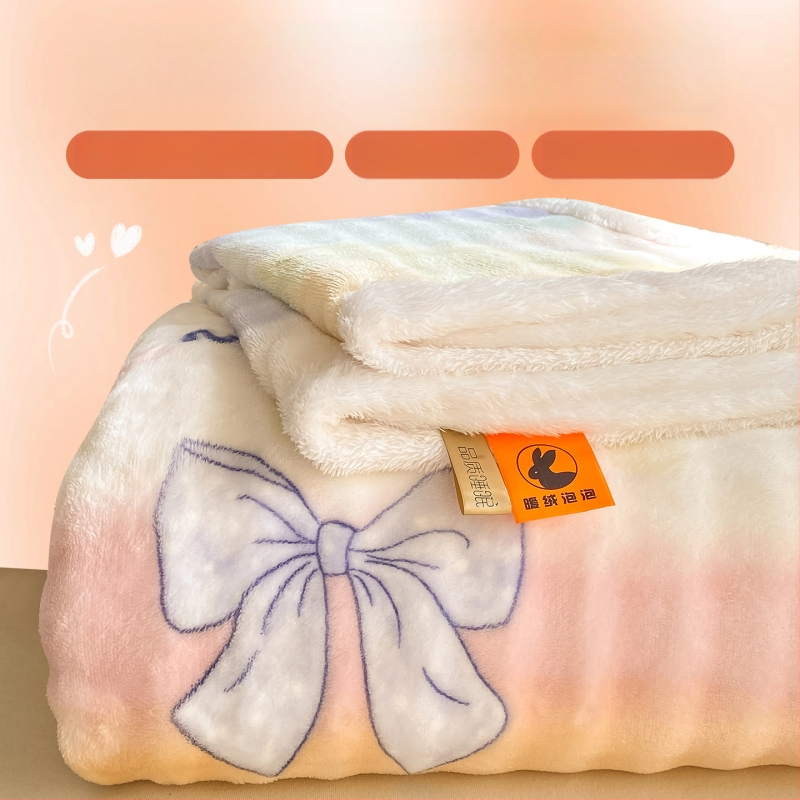 Zimski debeli mliječni velur prekrivač za krevet, srčani uzorak, 100% pamuk, 1.5-2.0 kg, nordijski stil