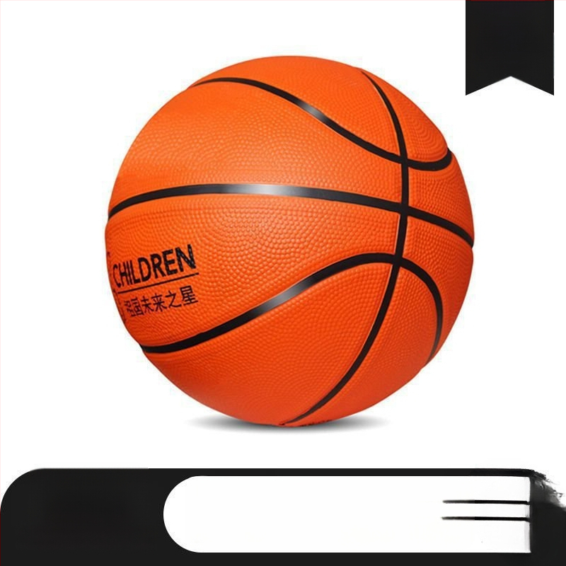 Krepšinio kamuolys iš sintetinės gumos, atsparus dilimui