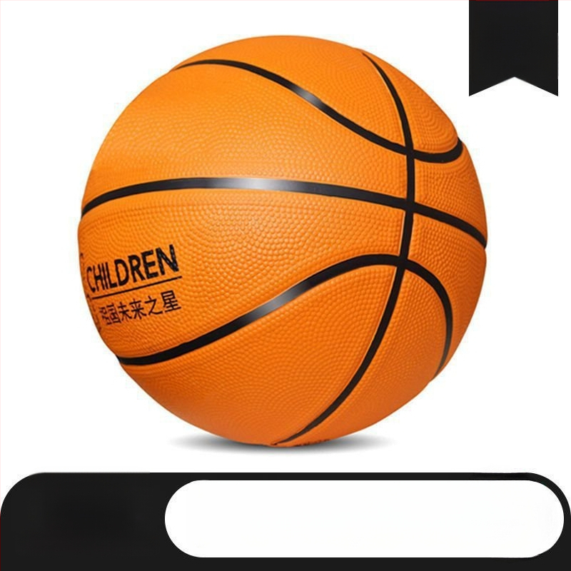 Krepšinio kamuolys iš sintetinės gumos, atsparus dilimui