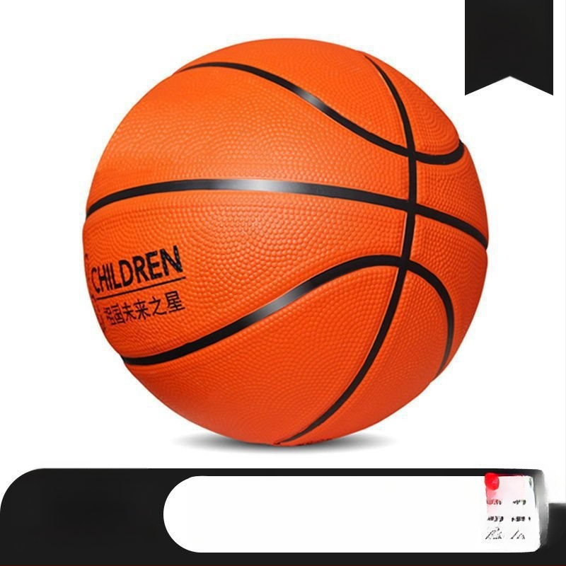 Krepšinio kamuolys iš sintetinės gumos, atsparus dilimui