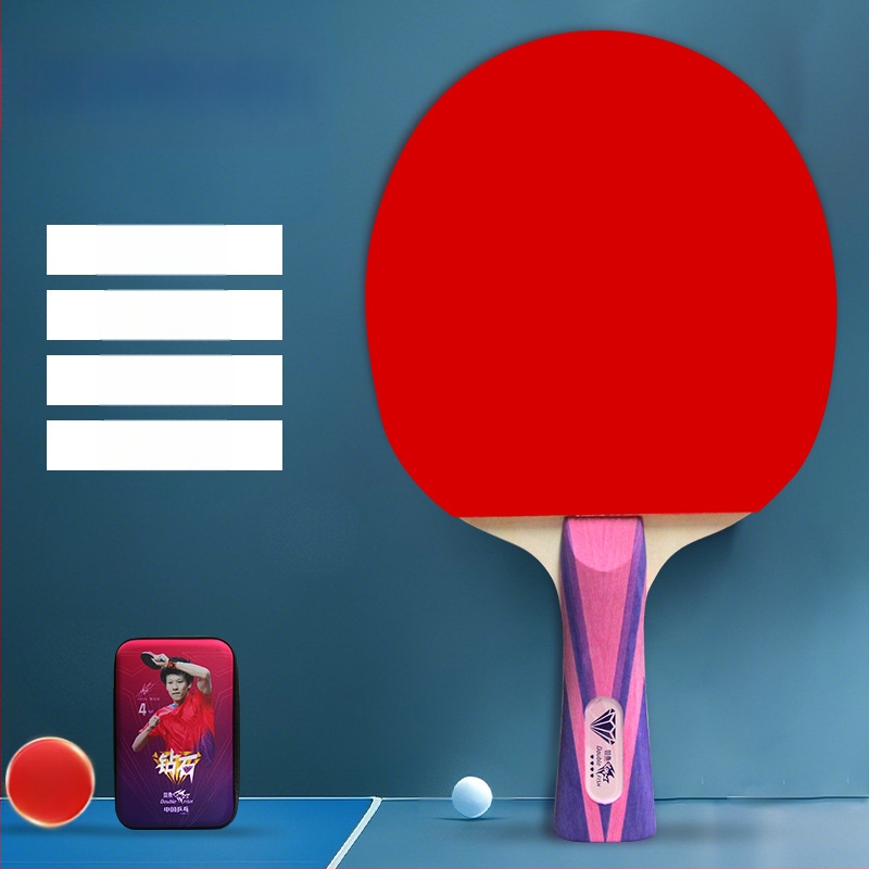 Pisces Diamond Series ρακέτα επιτραπέζιας, λεπίδα Basswood, λάστιχο κατά του κολλήματος, πλευρικός χτύπος, για εκπαίδευση και αγώνες