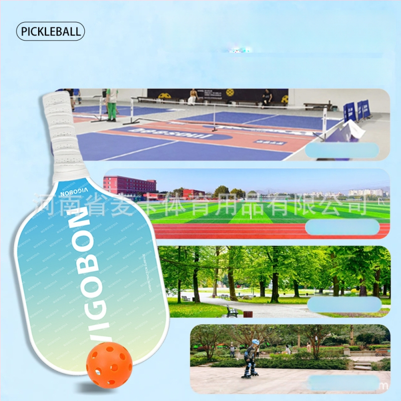 Pickleball raketė – pilnas komplektas vaikams ir suaugusiems, Fiberglass, 235 g, Mackay