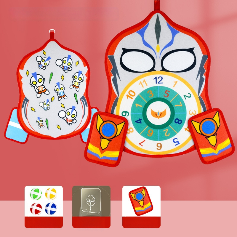 Visklemäng lipilise sihtkolliga pall ja imav tahvel — Qi Xiaonan; materjal: karvane kangas; vanusgrupp: 4–6 aastat