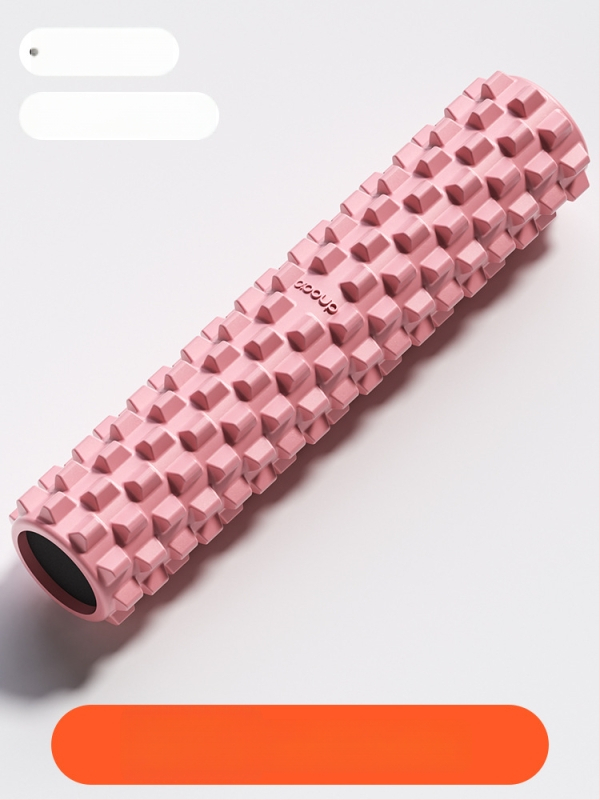 Jóga oszlop - masszázs hengert tömör habból izomlazításhoz, Wolftooth textúra