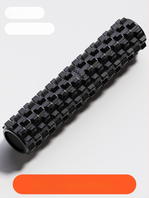 Jóga oszlop - masszázs hengert tömör habból izomlazításhoz, Wolftooth textúra