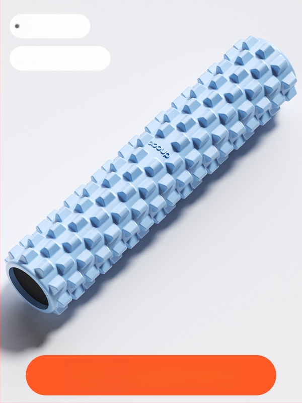 Jóga oszlop - masszázs hengert tömör habból izomlazításhoz, Wolftooth textúra
