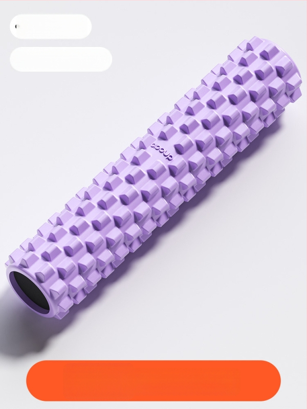 Jóga oszlop - masszázs hengert tömör habból izomlazításhoz, Wolftooth textúra