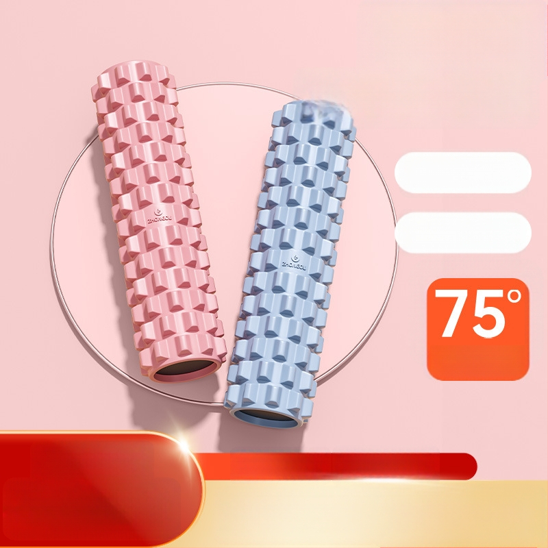 Jóga oszlop - masszázs hengert tömör habból izomlazításhoz, Wolftooth textúra