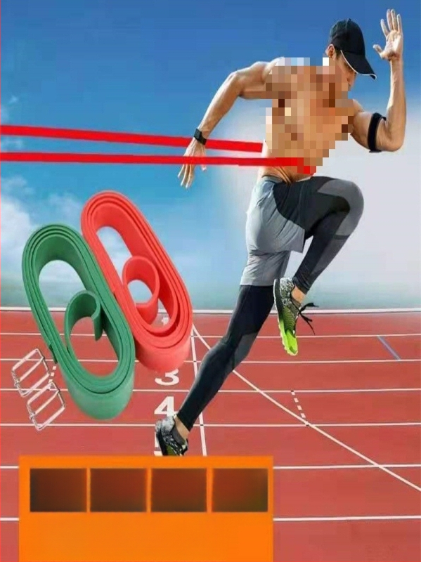 Elastinė atsparumo juosta sportiniams treniruotėms — bėgimui ir lengvajai atletikai treniruotėms; medžiaga: Silk flower; prekės ženklas: Other; produkto kodas: F95666j7h7th67