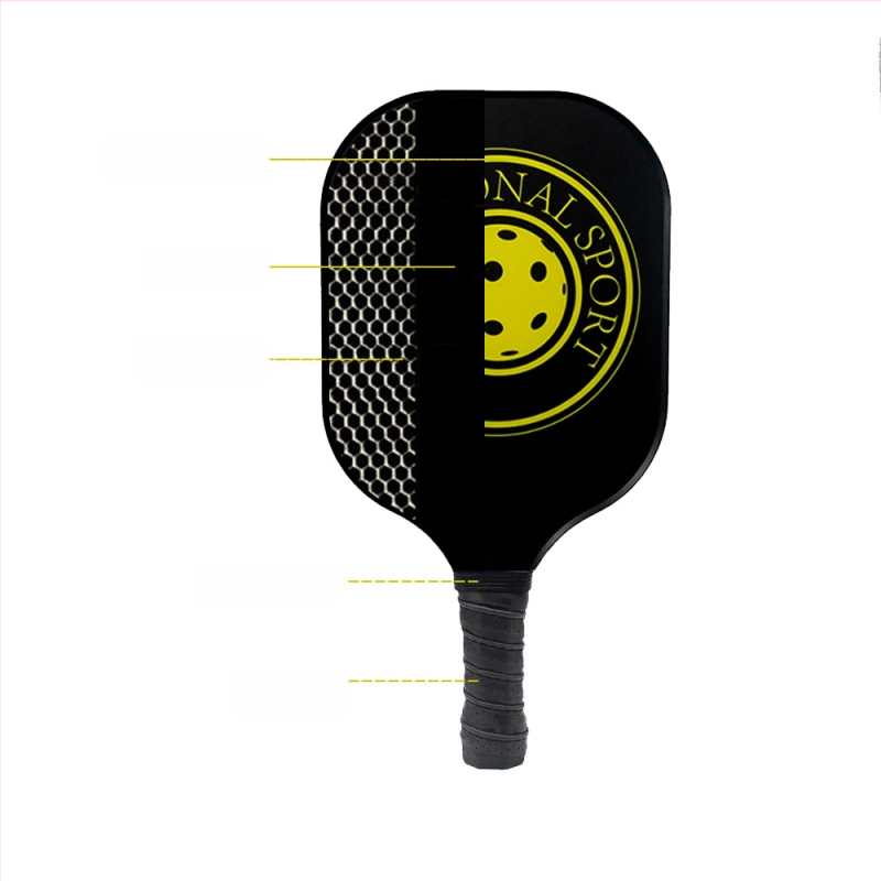 Stiklo pluošto pickleball raketė, Kerui 2611, 10,5 mm storis, svoris 225 g ± 10 g