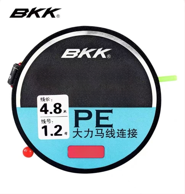 Nailoninės pagrindinės linijos rinkinys, be mazgų, ilgis 3,6–8,1 m, skirtas laisvalaikio žvejybai Black Pit