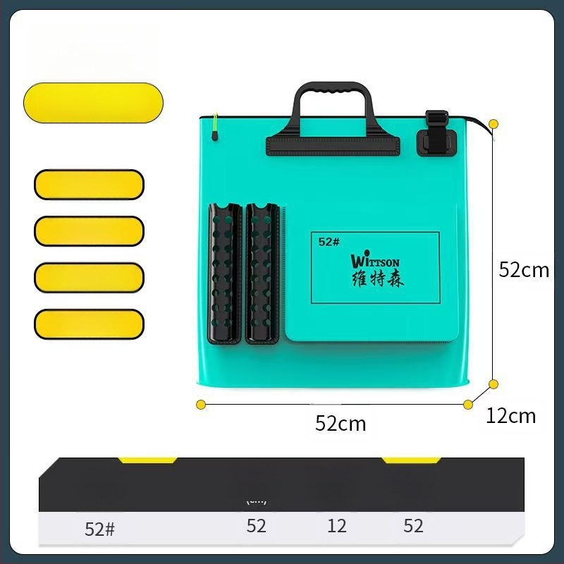 Морска риболовна чанта EVA водоустойчива за зареждане на примамки, монтаж на пръчка и съвместимост с макара