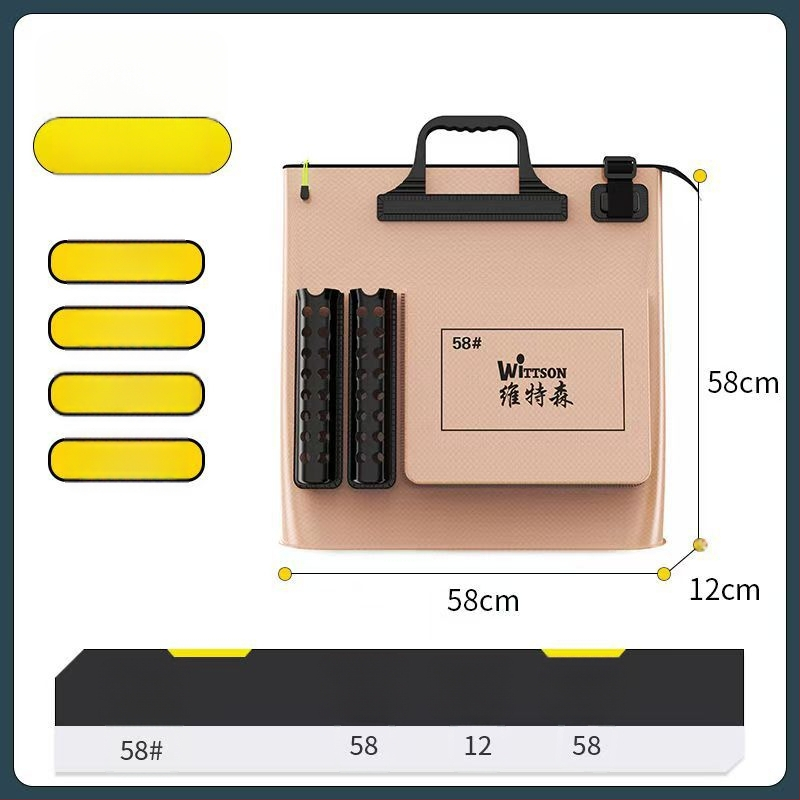 Морска риболовна чанта EVA водоустойчива за зареждане на примамки, монтаж на пръчка и съвместимост с макара