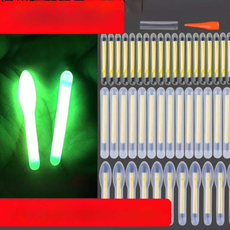 Glow Stick za ribolov – fluorescencijska plutva s držačem kartice, ultra jasna, Xiaoduo
