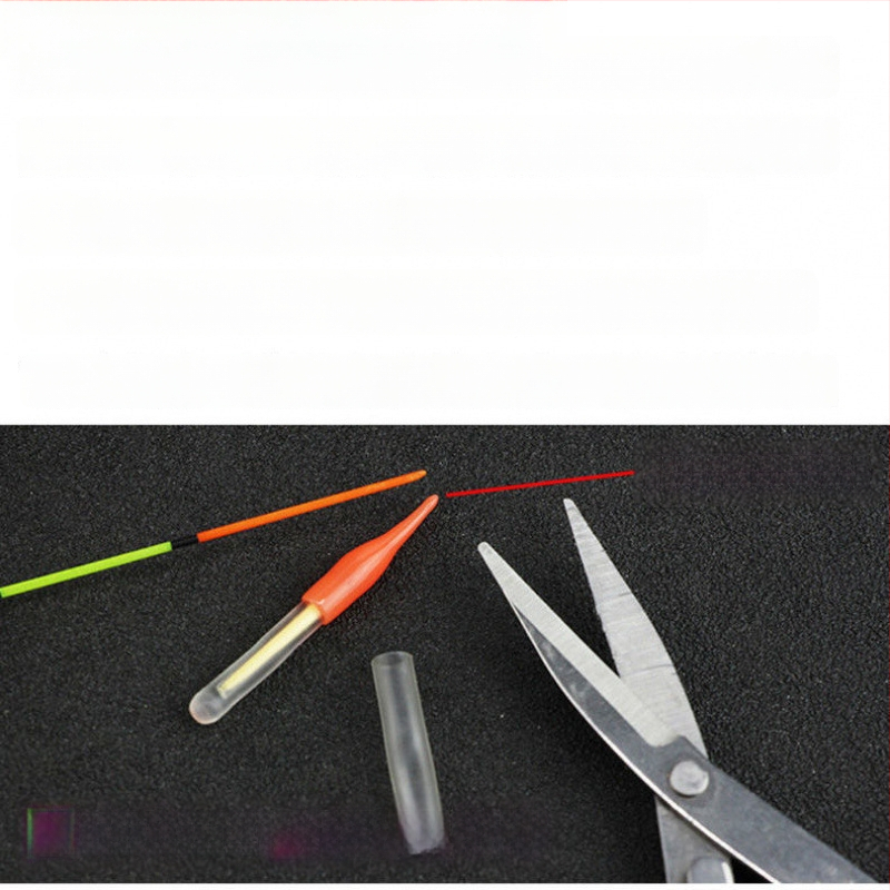 Glow Stick za ribolov – fluorescencijska plutva s držačem kartice, ultra jasna, Xiaoduo
