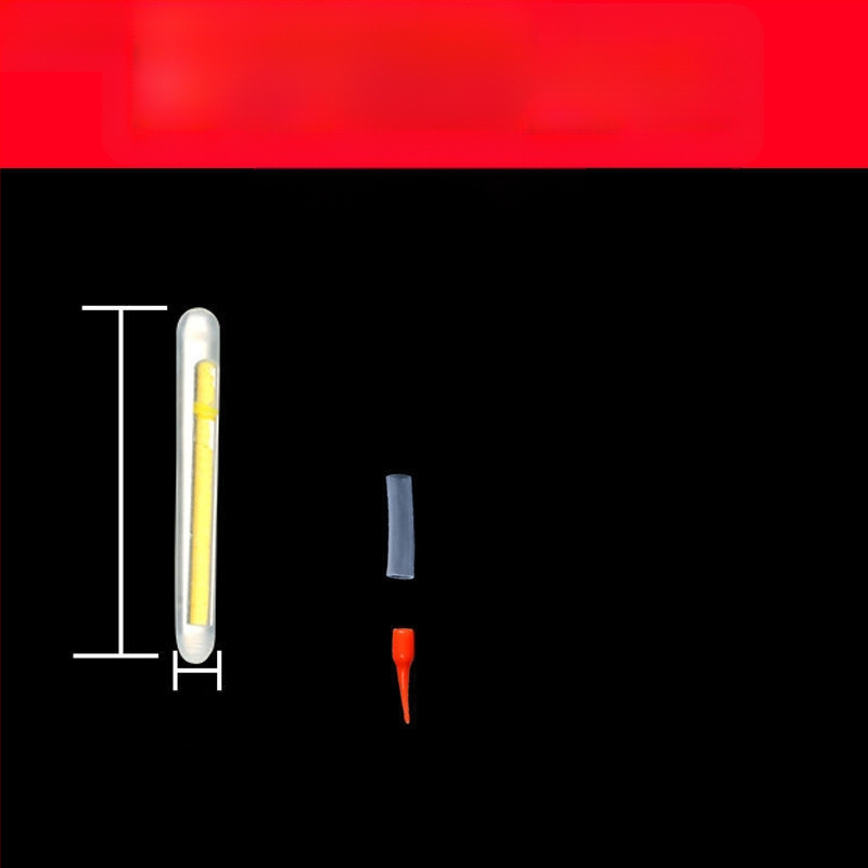 Glow Stick za ribolov – fluorescencijska plutva s držačem kartice, ultra jasna, Xiaoduo