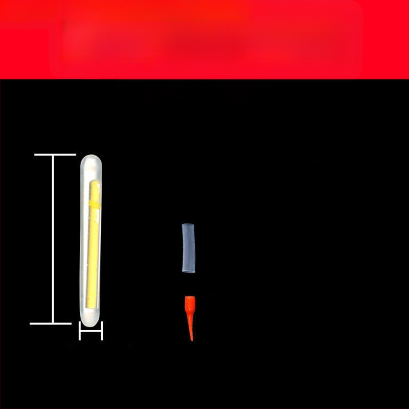Glow Stick za ribolov – fluorescencijska plutva s držačem kartice, ultra jasna, Xiaoduo