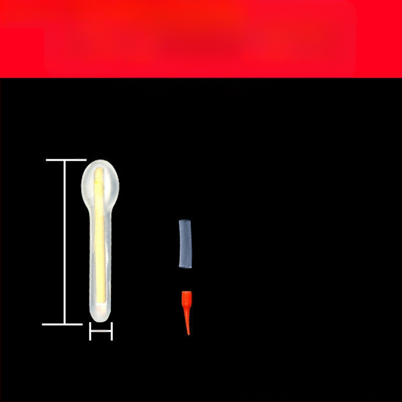Glow Stick za ribolov – fluorescencijska plutva s držačem kartice, ultra jasna, Xiaoduo