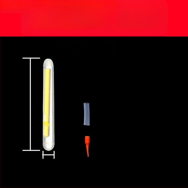 Glow Stick za ribolov – fluorescencijska plutva s držačem kartice, ultra jasna, Xiaoduo