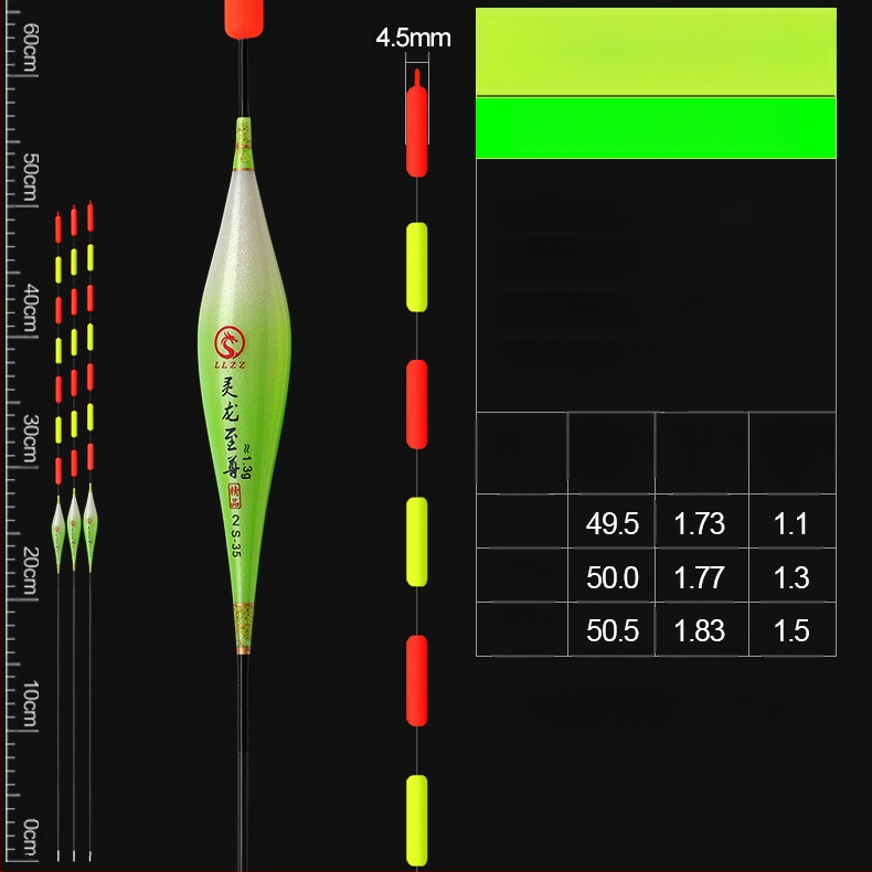 Függőleges sodrású horgászúszó Spirit dragon supreme, Nano anyag, Linxiang eredet