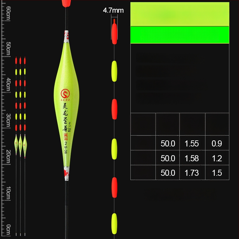 Függőleges sodrású horgászúszó Spirit dragon supreme, Nano anyag, Linxiang eredet