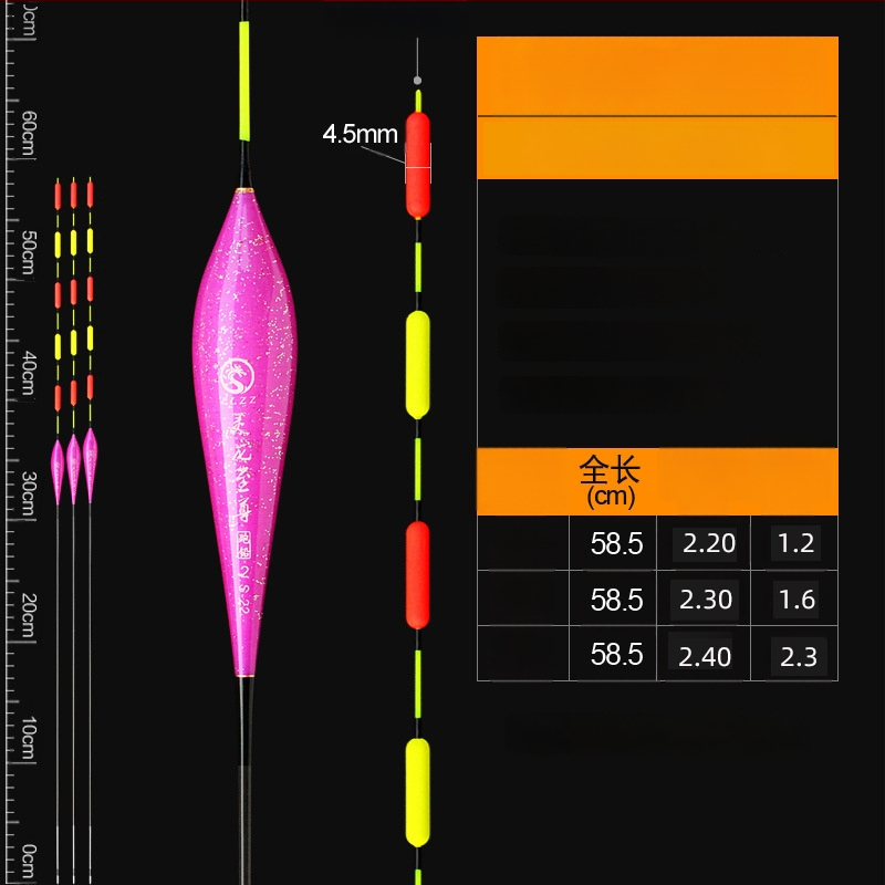 Függőleges sodrású horgászúszó Spirit dragon supreme, Nano anyag, Linxiang eredet