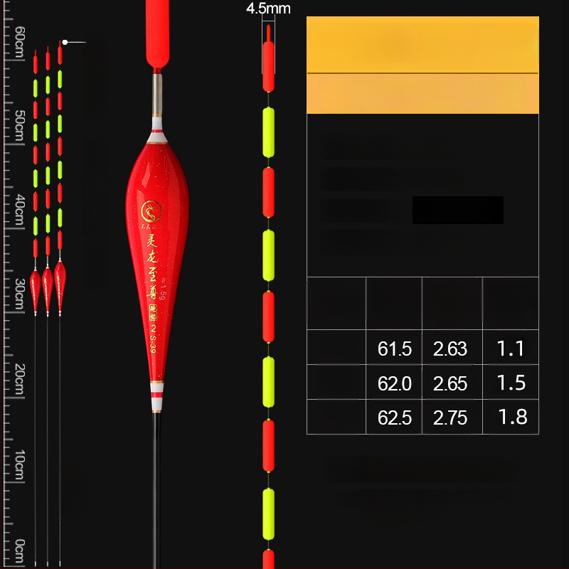 Függőleges sodrású horgászúszó Spirit dragon supreme, Nano anyag, Linxiang eredet
