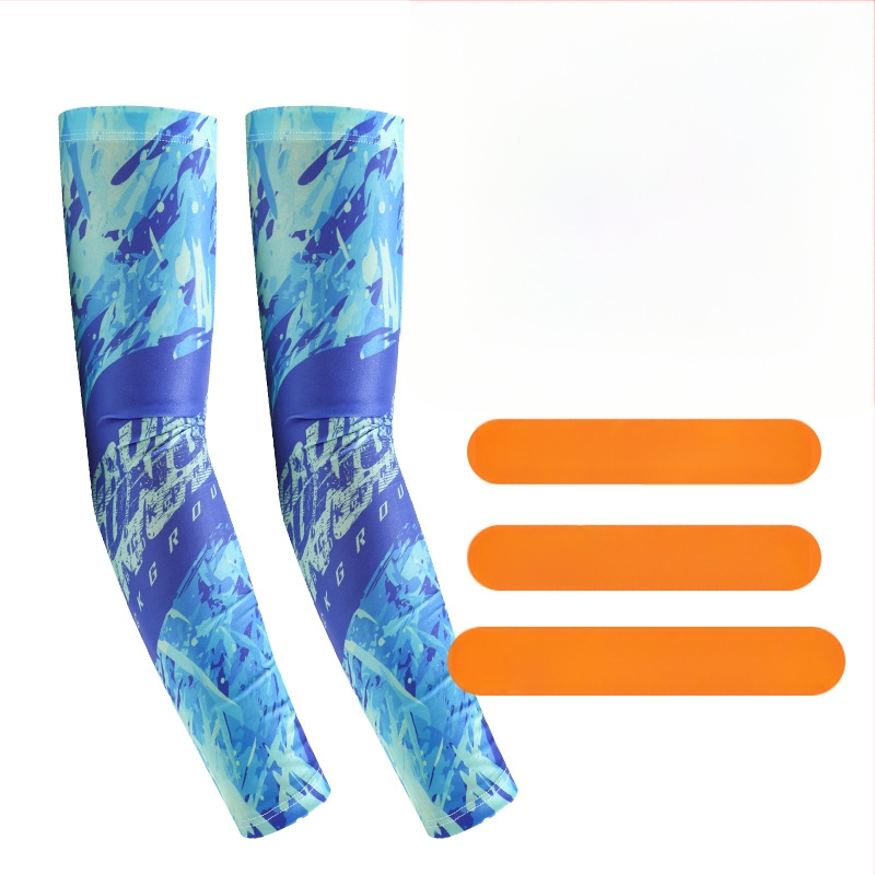 Nyári napvédő ujjvédő készlet maszk és karvédőkkel kerékpározáshoz és horgászathoz, légáteresztő, gyorsan száradó poliészter, kamuflázs, tavasz 2025