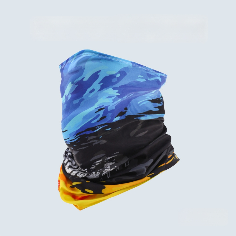 Nyári napvédő ujjvédő készlet maszk és karvédőkkel kerékpározáshoz és horgászathoz, légáteresztő, gyorsan száradó poliészter, kamuflázs, tavasz 2025