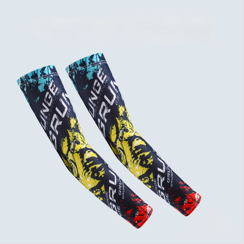 Nyári napvédő ujjvédő készlet maszk és karvédőkkel kerékpározáshoz és horgászathoz, légáteresztő, gyorsan száradó poliészter, kamuflázs, tavasz 2025