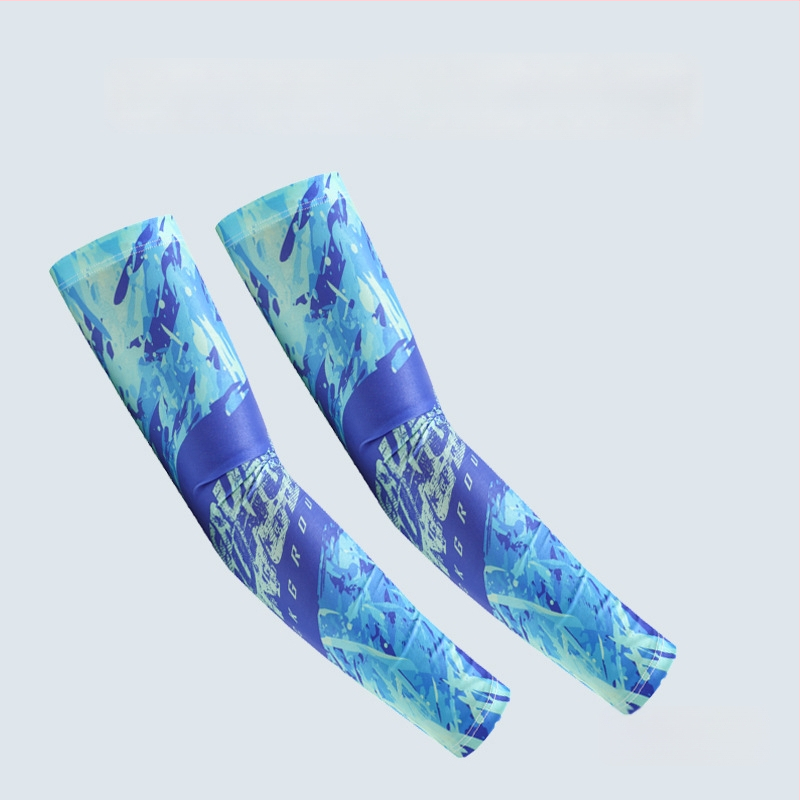 Nyári napvédő ujjvédő készlet maszk és karvédőkkel kerékpározáshoz és horgászathoz, légáteresztő, gyorsan száradó poliészter, kamuflázs, tavasz 2025