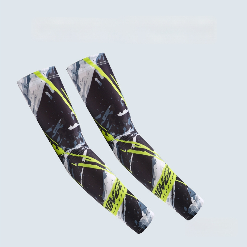 Nyári napvédő ujjvédő készlet maszk és karvédőkkel kerékpározáshoz és horgászathoz, légáteresztő, gyorsan száradó poliészter, kamuflázs, tavasz 2025