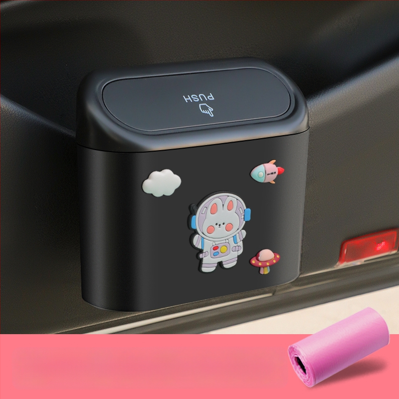 Automobilio vidinis pakabinamas šiukšlių dėžė – vandeniui atspari plastikinė laikymo dėžė (Medžiaga: plastikas; Vietos: automobilio durys; Naudojimas: pakabinamas; Suderinamumas: universalus)