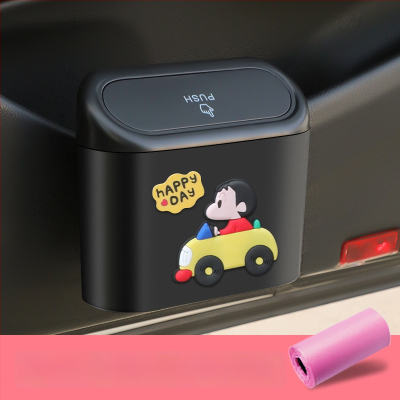 Automobilio vidinis pakabinamas šiukšlių dėžė – vandeniui atspari plastikinė laikymo dėžė (Medžiaga: plastikas; Vietos: automobilio durys; Naudojimas: pakabinamas; Suderinamumas: universalus)