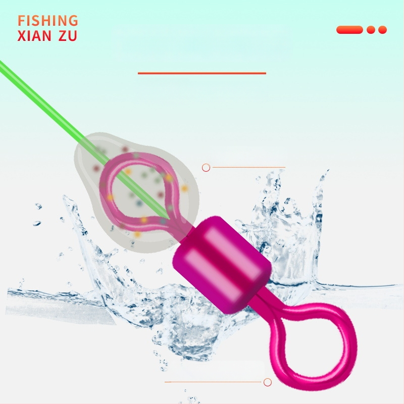 Nailoninių žvejybos linijų rinkinys su sustiprinta pagrindine linija, 8 formos žiedas, klipsas apatinei linijai, 7,2 m ilgis, tinkamas upėms ir ežerams