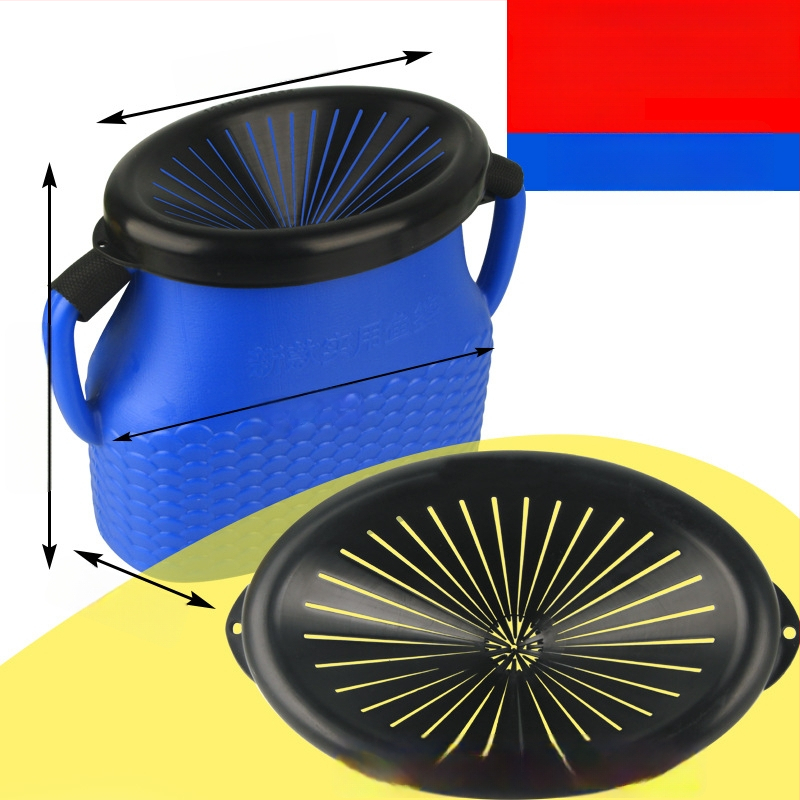 Plastikust kalastuskorv vööga – välistingimustes kasutamiseks, polüpropüleen