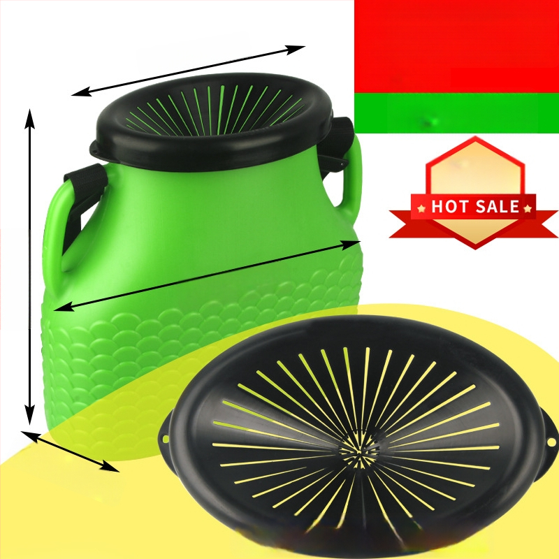 Plastikust kalastuskorv vööga – välistingimustes kasutamiseks, polüpropüleen