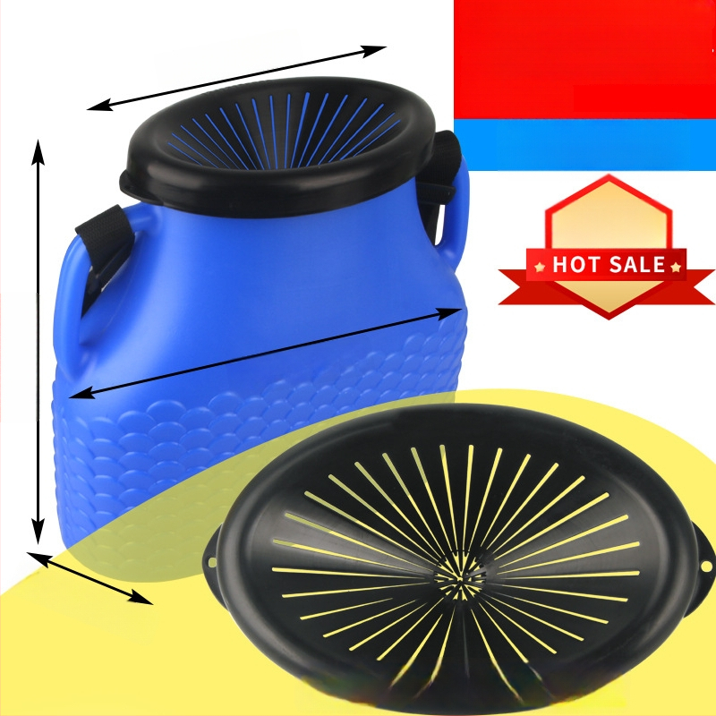 Plastikust kalastuskorv vööga – välistingimustes kasutamiseks, polüpropüleen