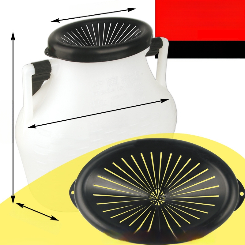 Plastikust kalastuskorv vööga – välistingimustes kasutamiseks, polüpropüleen