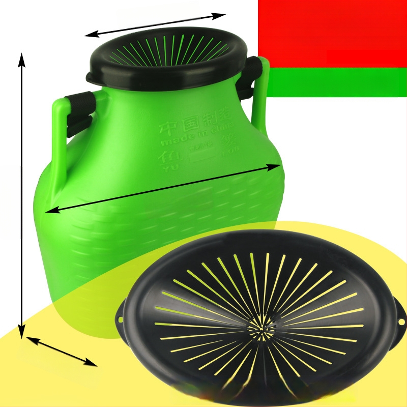 Plastikust kalastuskorv vööga – välistingimustes kasutamiseks, polüpropüleen