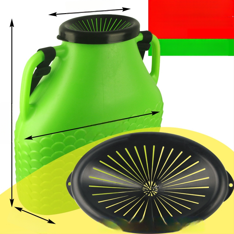 Plastikust kalastuskorv vööga – välistingimustes kasutamiseks, polüpropüleen